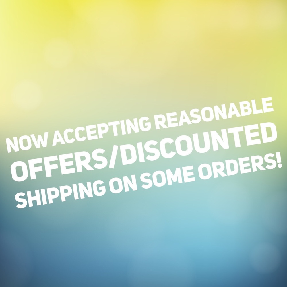 Now accepting reasonable offers/discount shipping